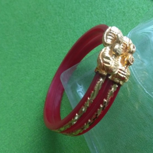 গোল্ড প্লেটেড মকরমুখী পলা 1